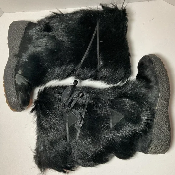 Oscar Sport Vera Gomma Black Winter Boots Italy - Picture 9 of 16